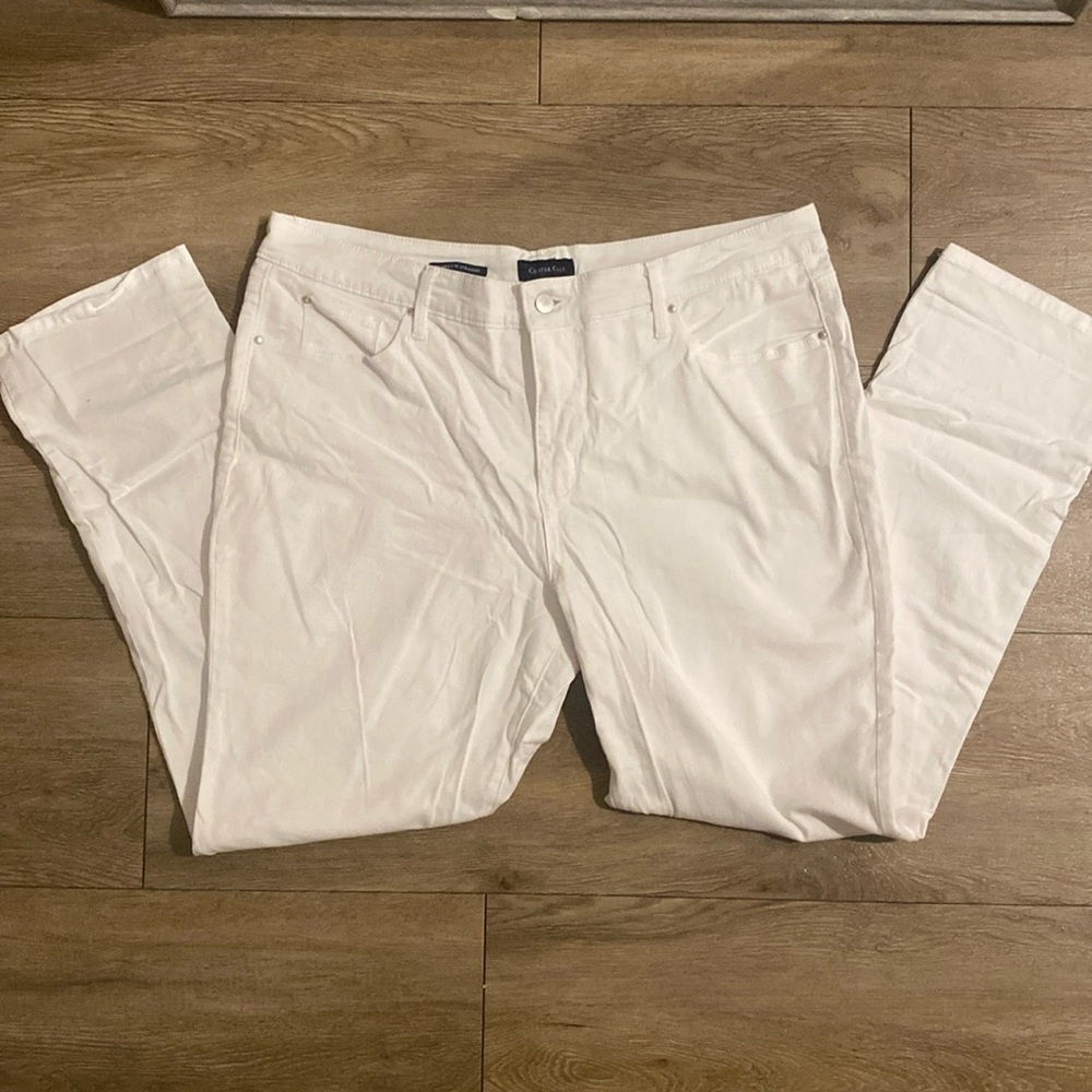 White Jean Pants